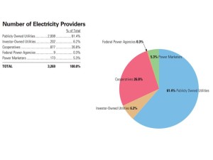 Percentage of Electricty Providers by Ownership -- Utilities Investing