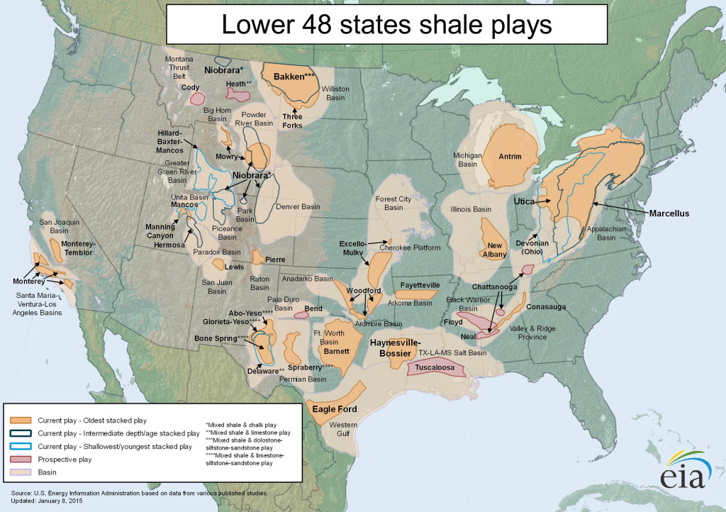 shale plays