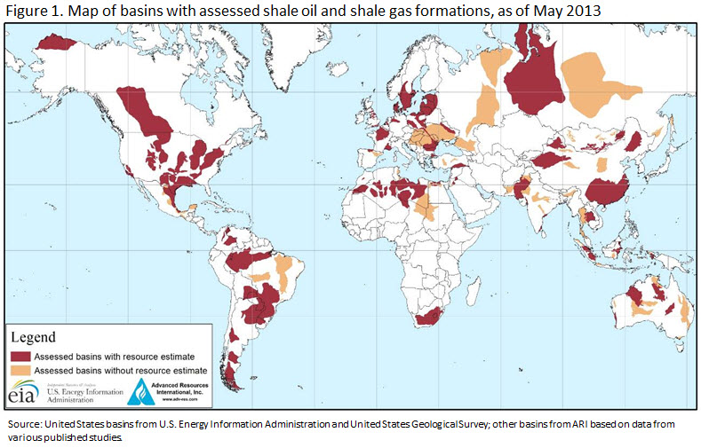 shale reserves map