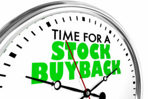 Time for a Stock Buyback Share Repurchase Clock 