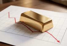 Gold Falls on Strong Dollar, Higher Rate Expectations